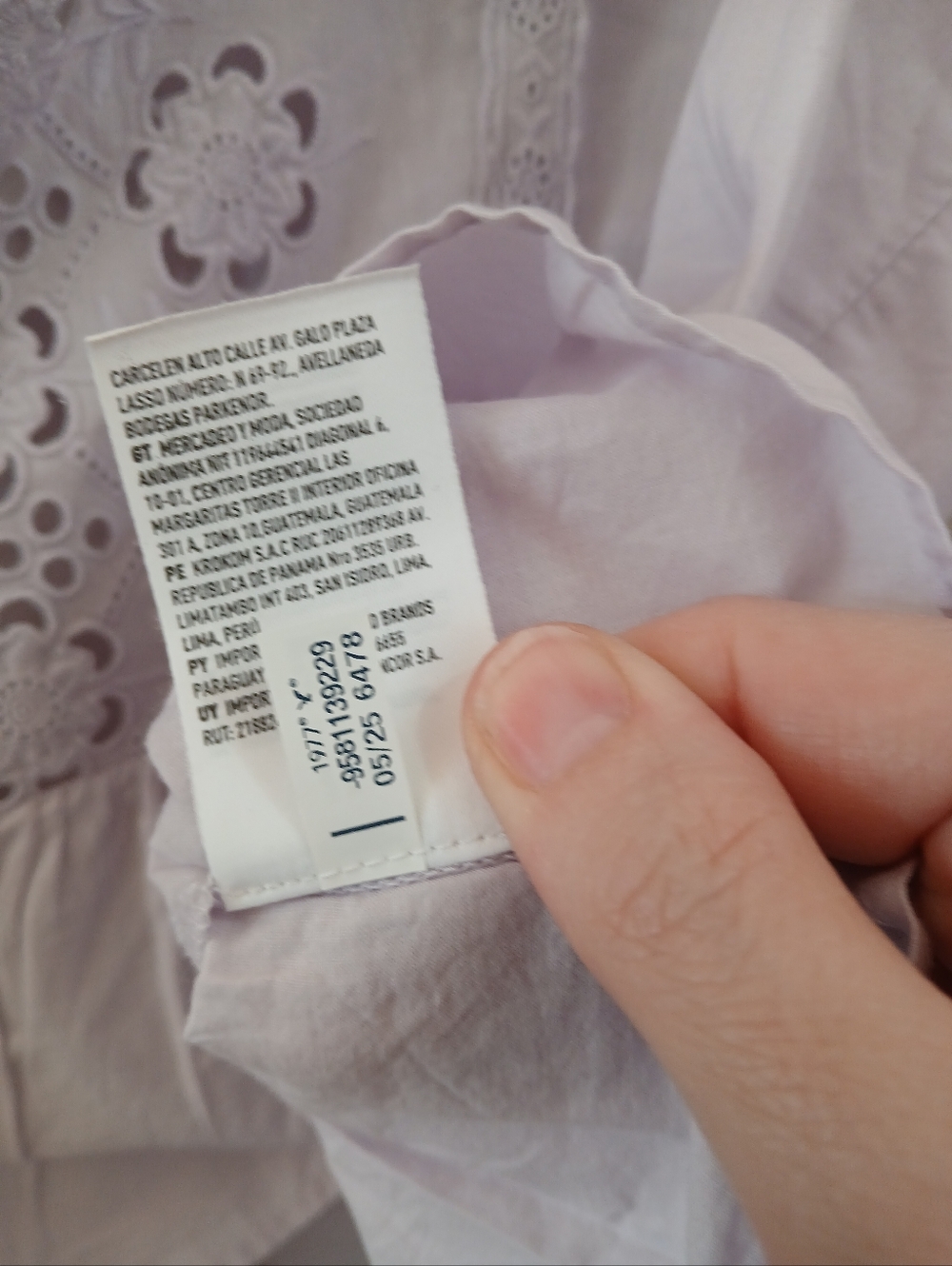 American Eagle Soft Purple 100% Cotton Flutter Sleeve Peplum Top Size XL Peasant - Picture 9 of 12